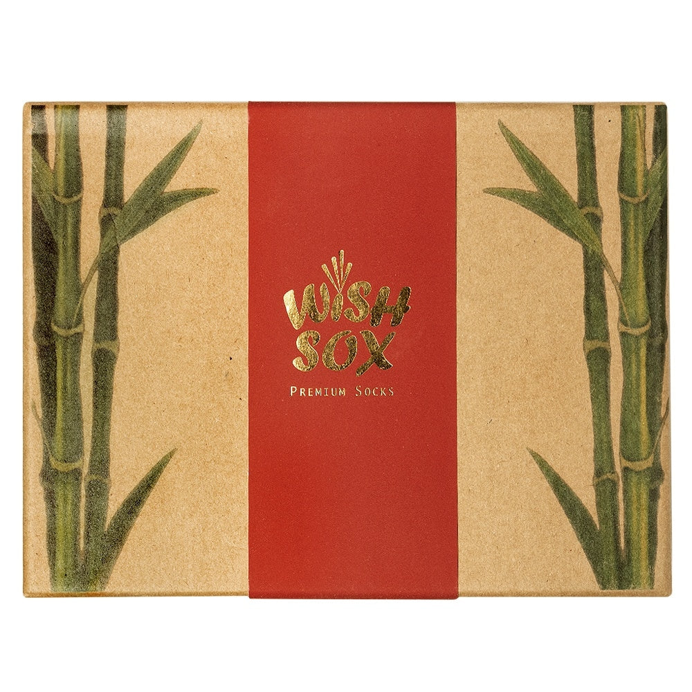 Wishsox 6 Pairs Premium Bamboo Cotton Socks Joyful 8