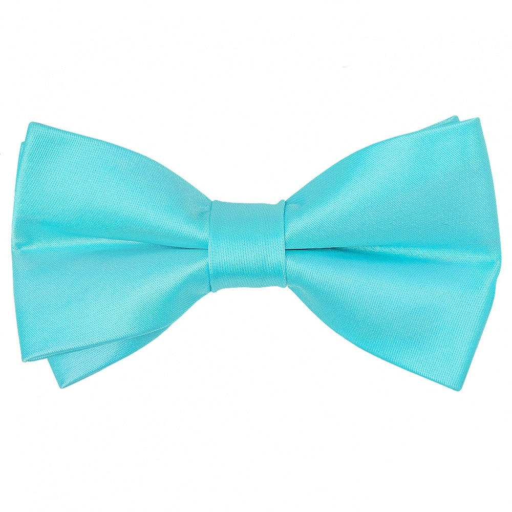 Pre Tied Tiffany Blue Boys Bow Tie Age 4 7 1