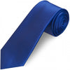 Plain Royal Blue Satin Classic Men's Tie
