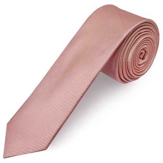 Dusty Rose Silk Twill Boys Tie And Pocket Square Set 2