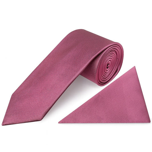 Mulburry Silk Twill Classic Mens Tie And Pocket Square Set 1