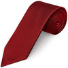 Red Silk Twill Classic Mens Tie