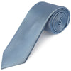 Light Blue Silk Twill Classic Mens Tie