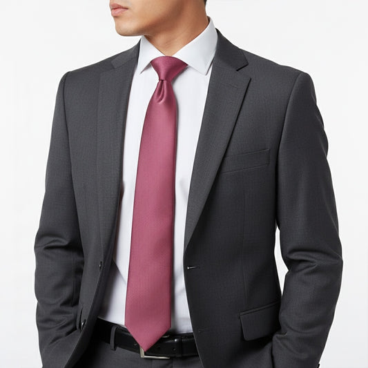 Mulburry Twill Classic Silk Mens Tie 2