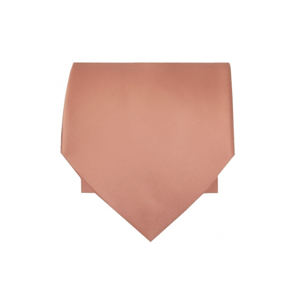 Rose Quartz Satin Classic Mens Tie And Pocket Square Set 4