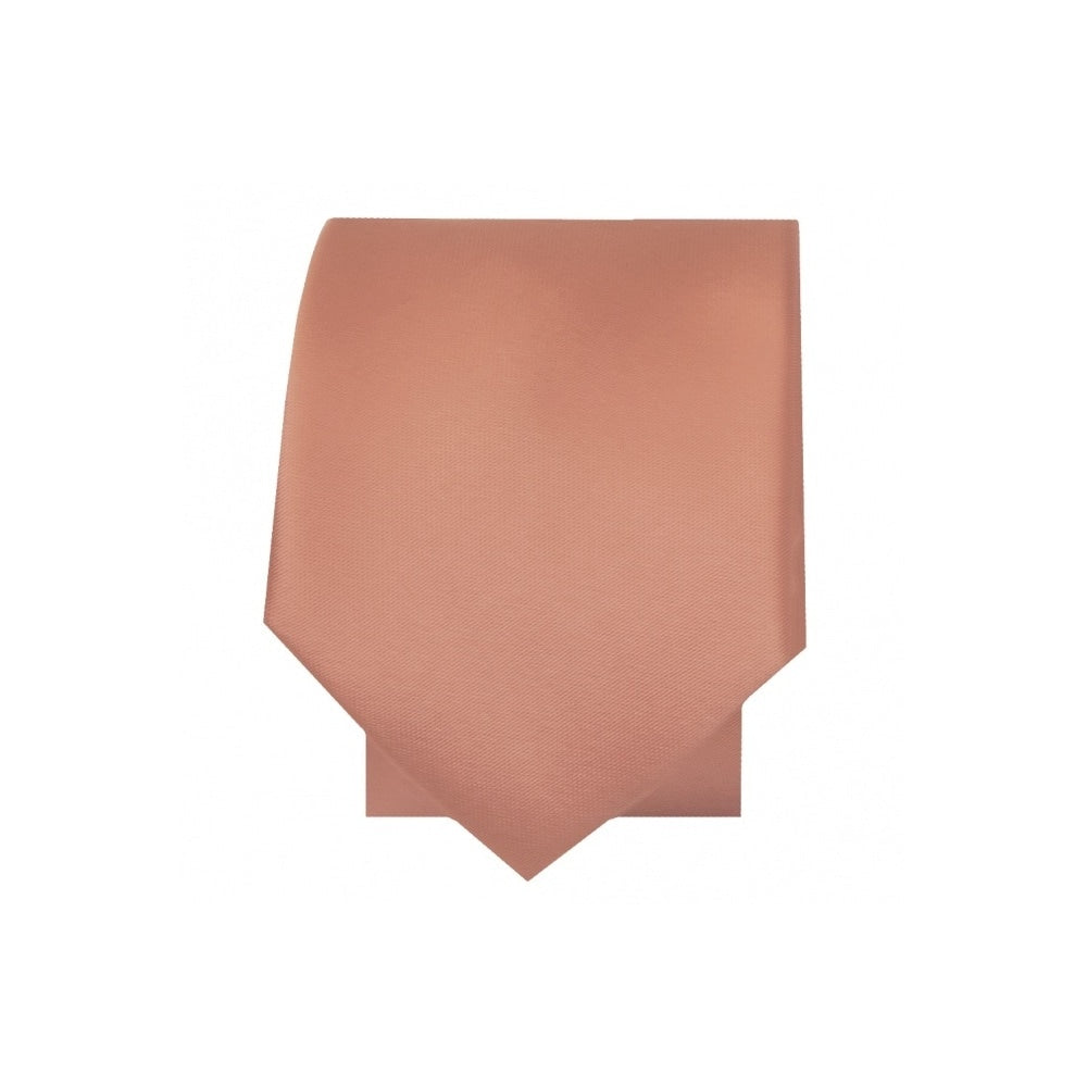 Rose Quartz Satin Boys Tie And Pocket Square Set 3