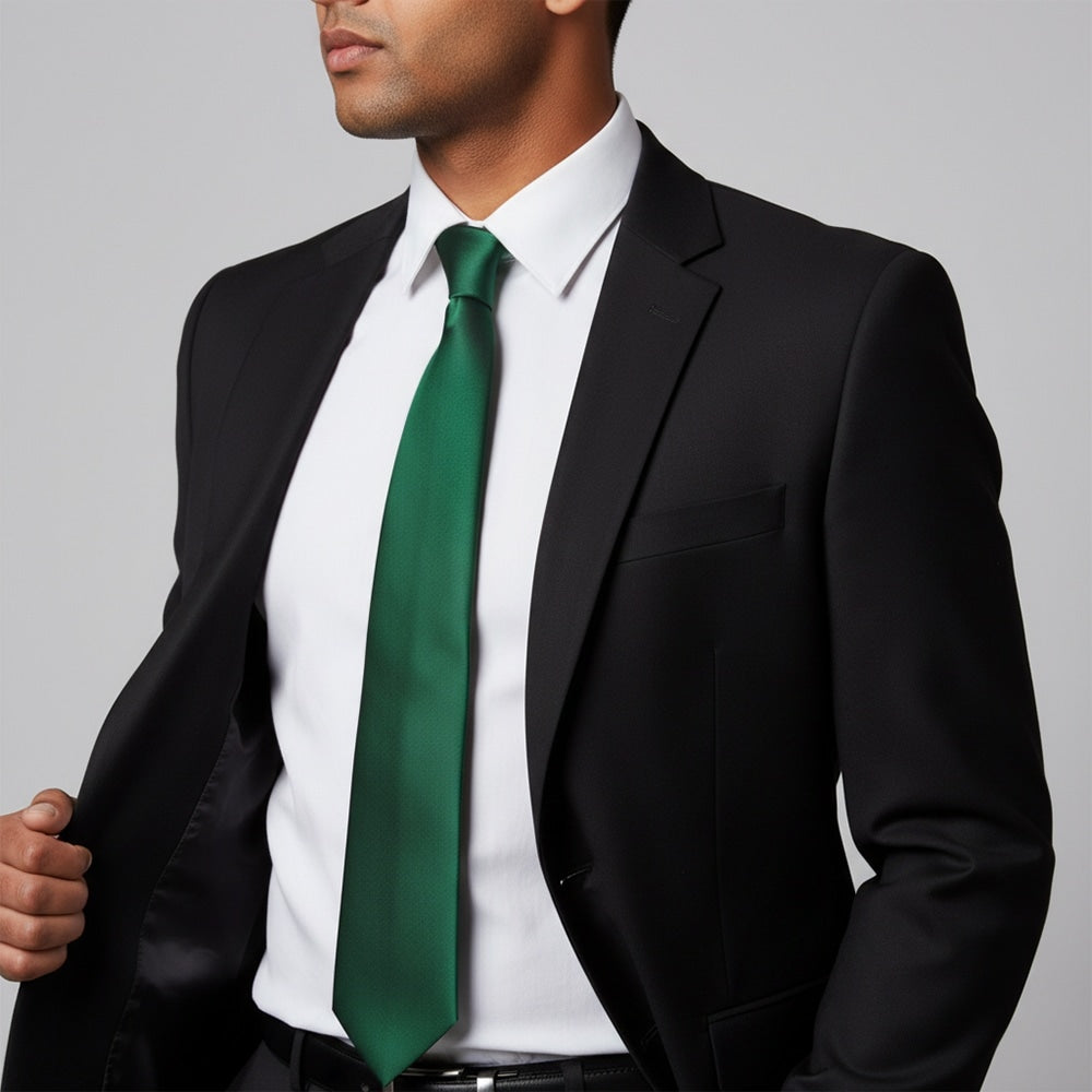 Bottle Green Classic Satin Tie TiesRus Bottle Green Classic Satin Tie TiesRus