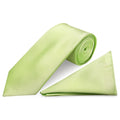 Avocado Tie and Pocket Square Set - Men's Tie Set in Classic Width