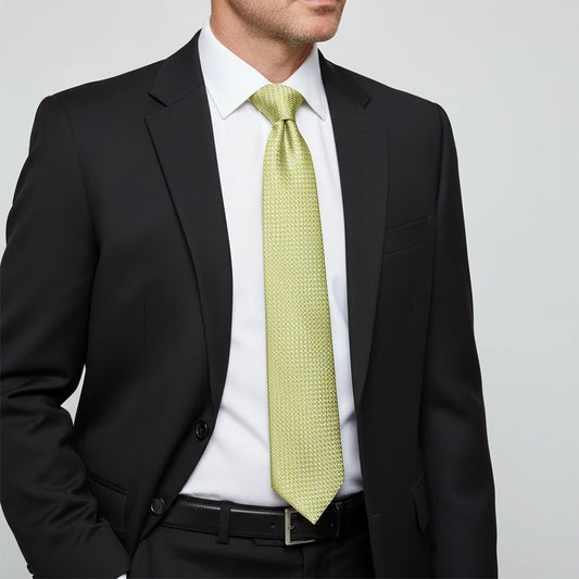 Sage Green Textured Classic Tie 2