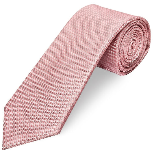 Rose Gold Textured Classic Tie 1