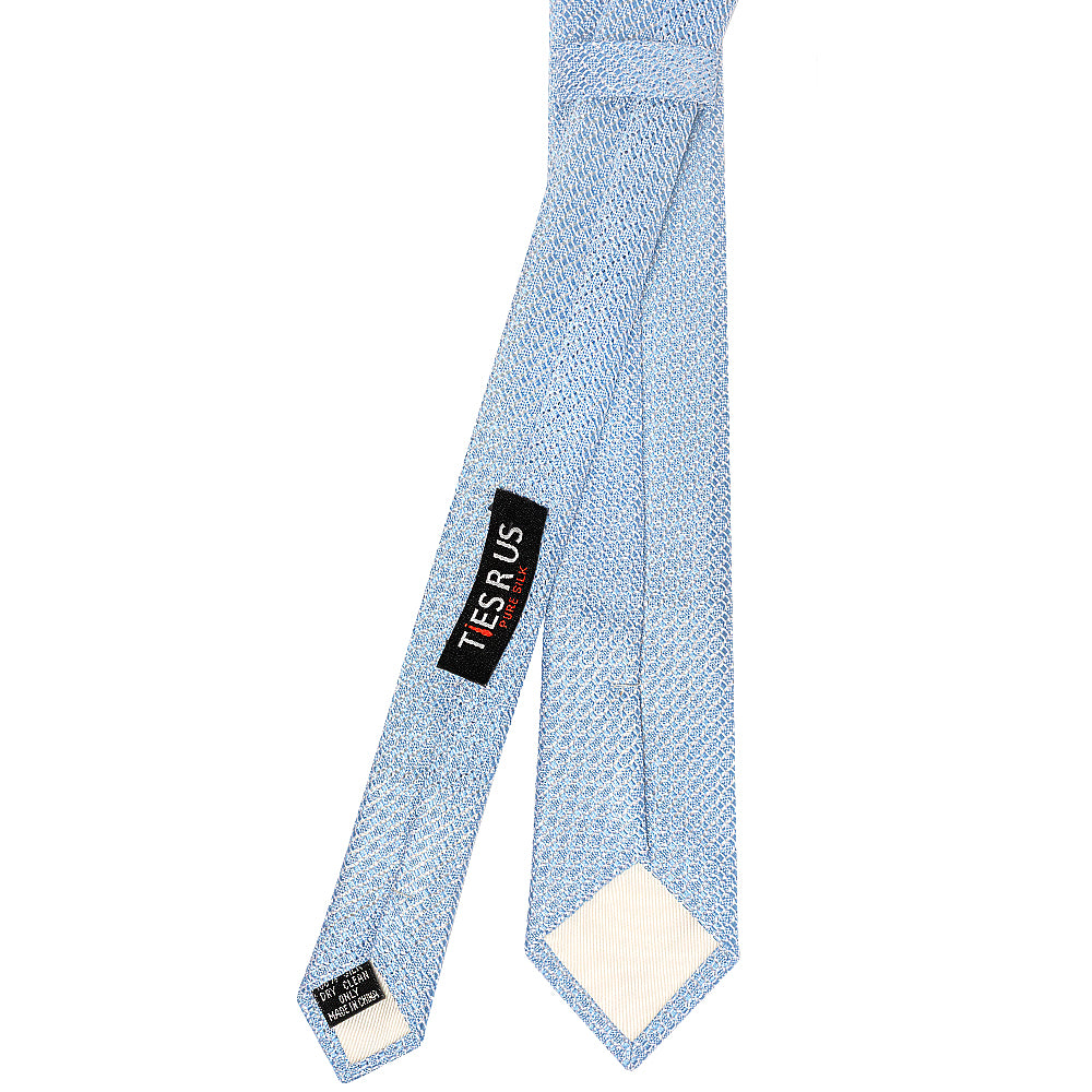 Blue Grenadine Mens Skinny Tie