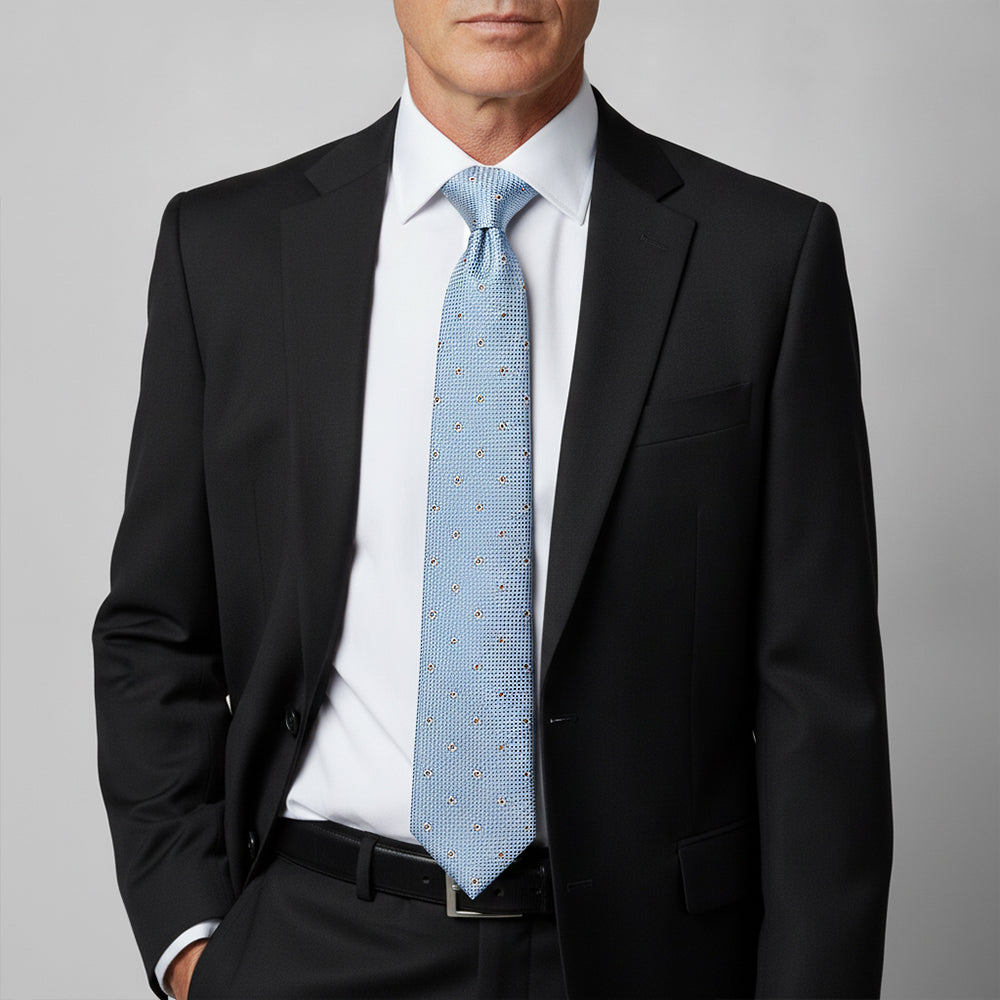 Blue Petal Classic Men's Tie