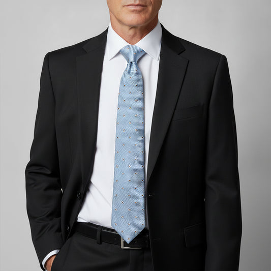 Blue Petal Classic Men's Tie