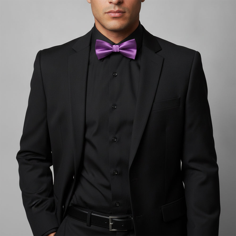 Handmade Cadburys Purple Mens Bow Tie