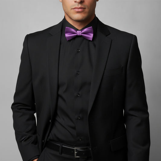 Handmade Cadburys Purple Mens Bow Tie