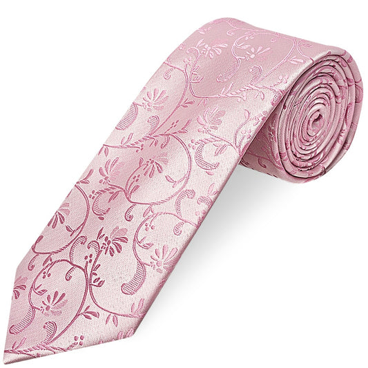 Dusty Pink Floral Classic Men's Tie