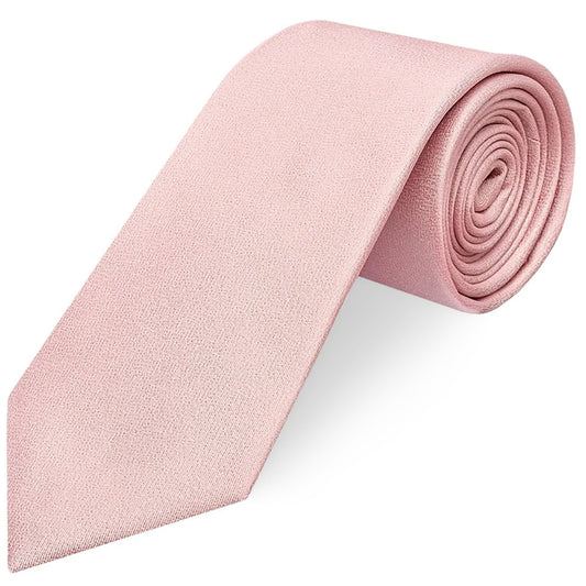 Plain Dusty Rose Silk Classic Mens Tie