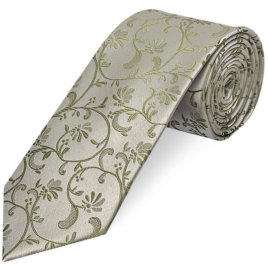 Dusty Sage Floral Classic Men's Tie