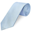 Plain Light Blue Silk Classic Mens Tie