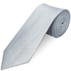 Plain Light Blue Textured Silk Classic Mens Tie