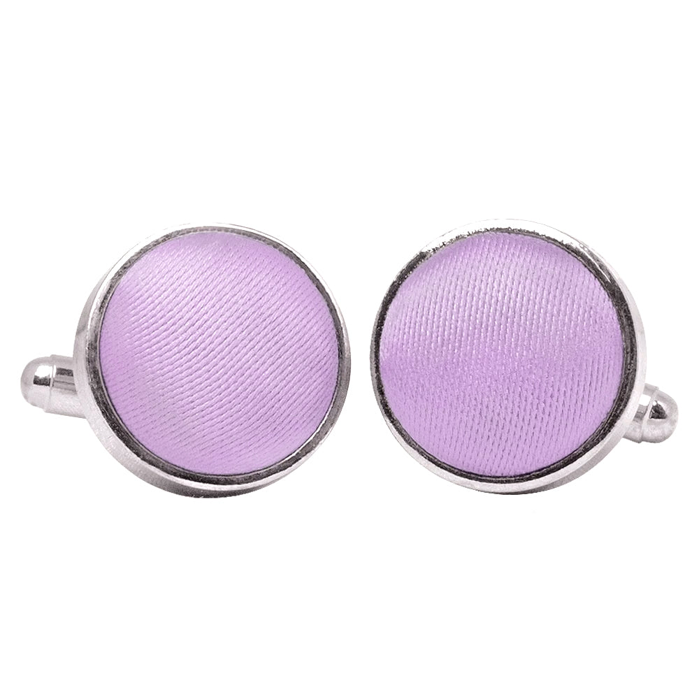 Plain Lilac Cufflinks