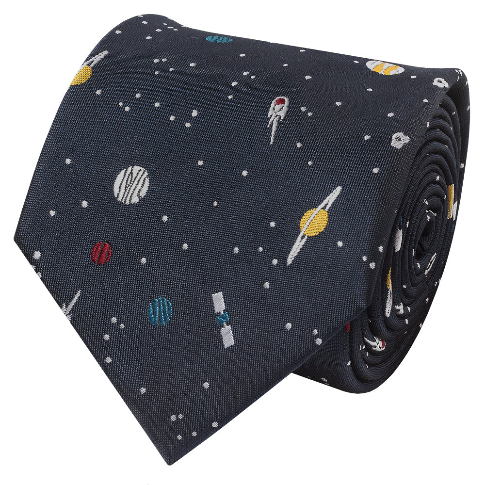 Navy Planet Mens Classic Tie