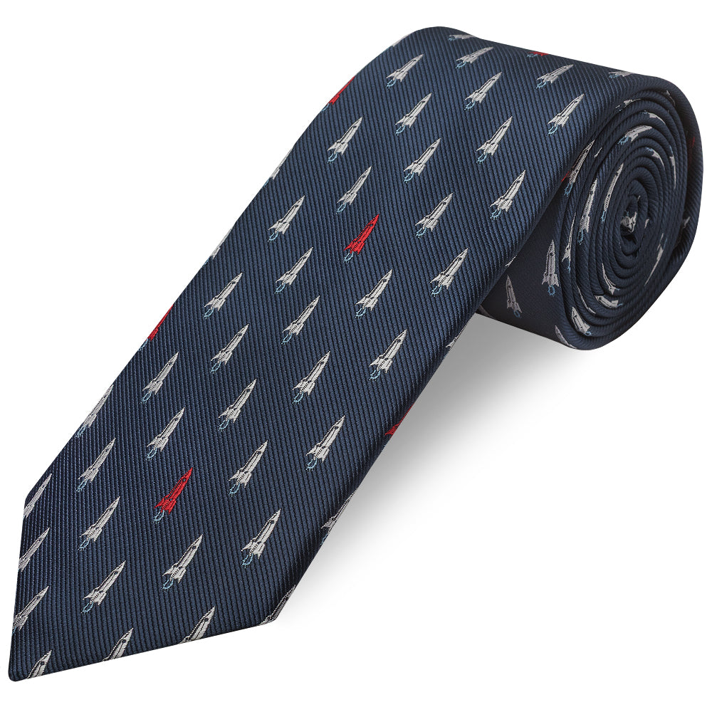 Navy Rocket Mens Classic Tie