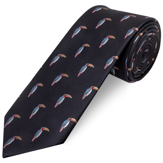 Navy Toucan Mens Classic Tie