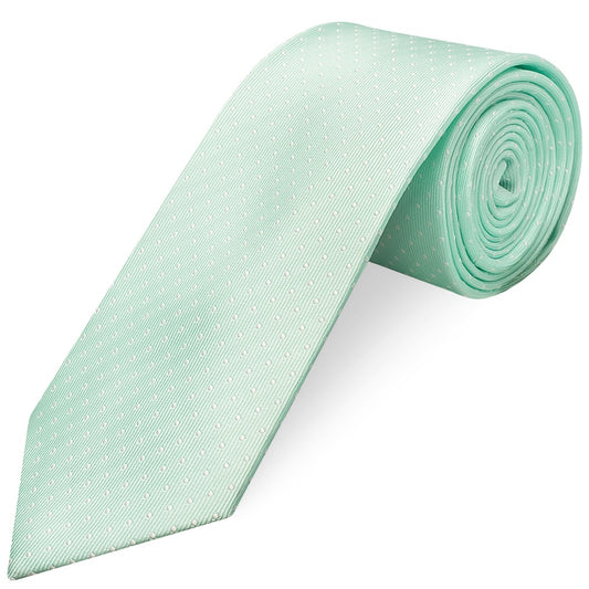 Mint Polka Dot Classic Men's Tie