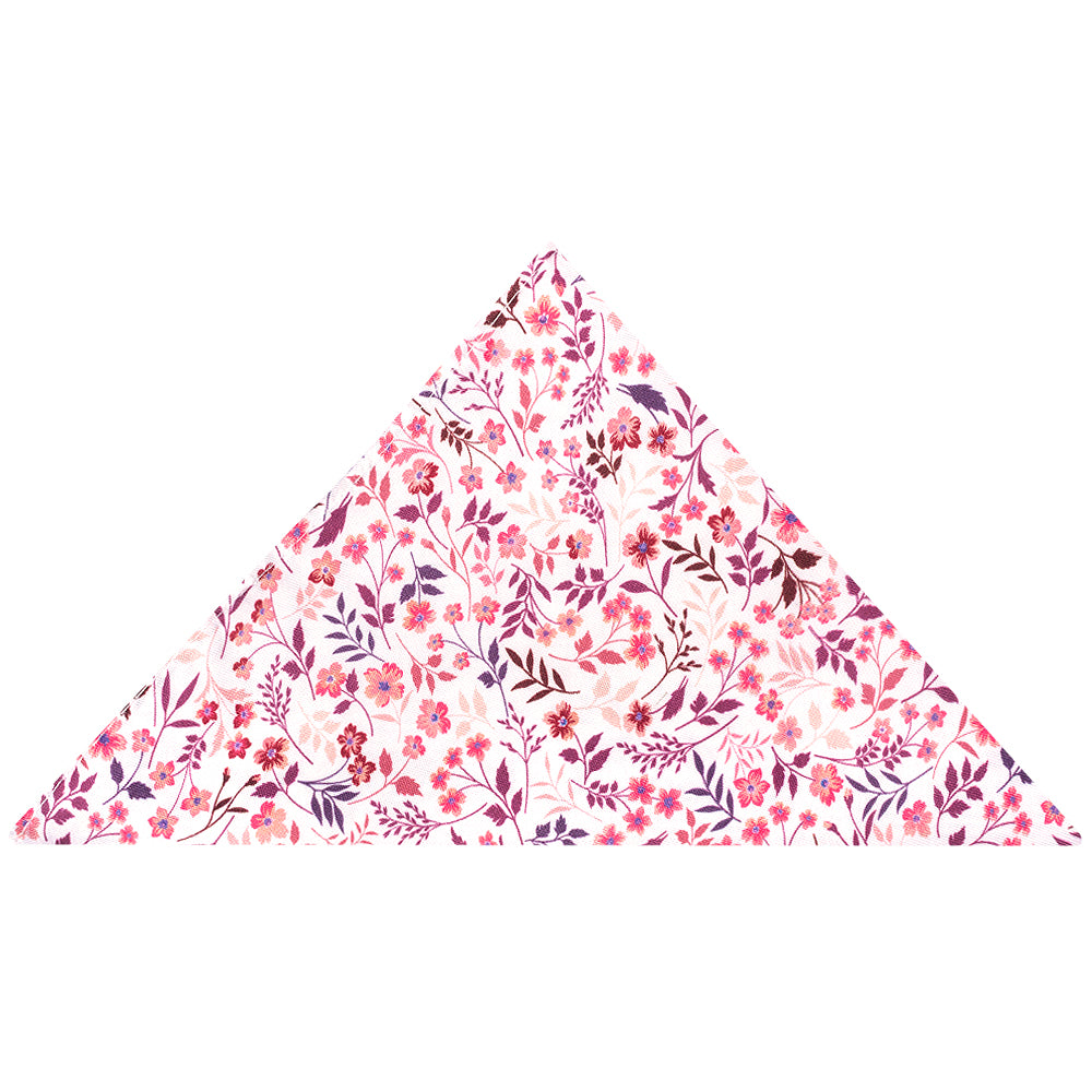 Pink Floral Pocket Square