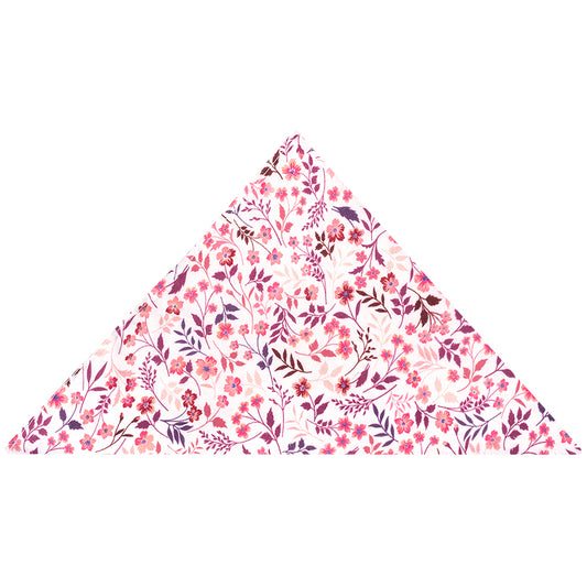 Pink Floral Pocket Square