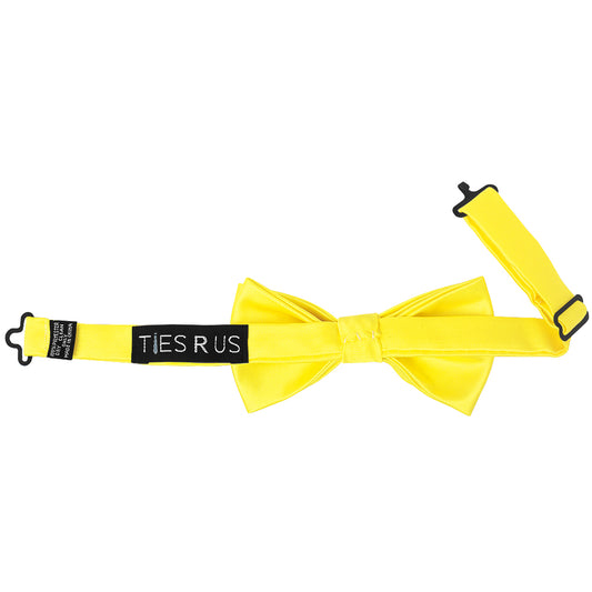 Pre Tied Sunshine Yellow Boys Bow Tie Age 18 Months-3 Years