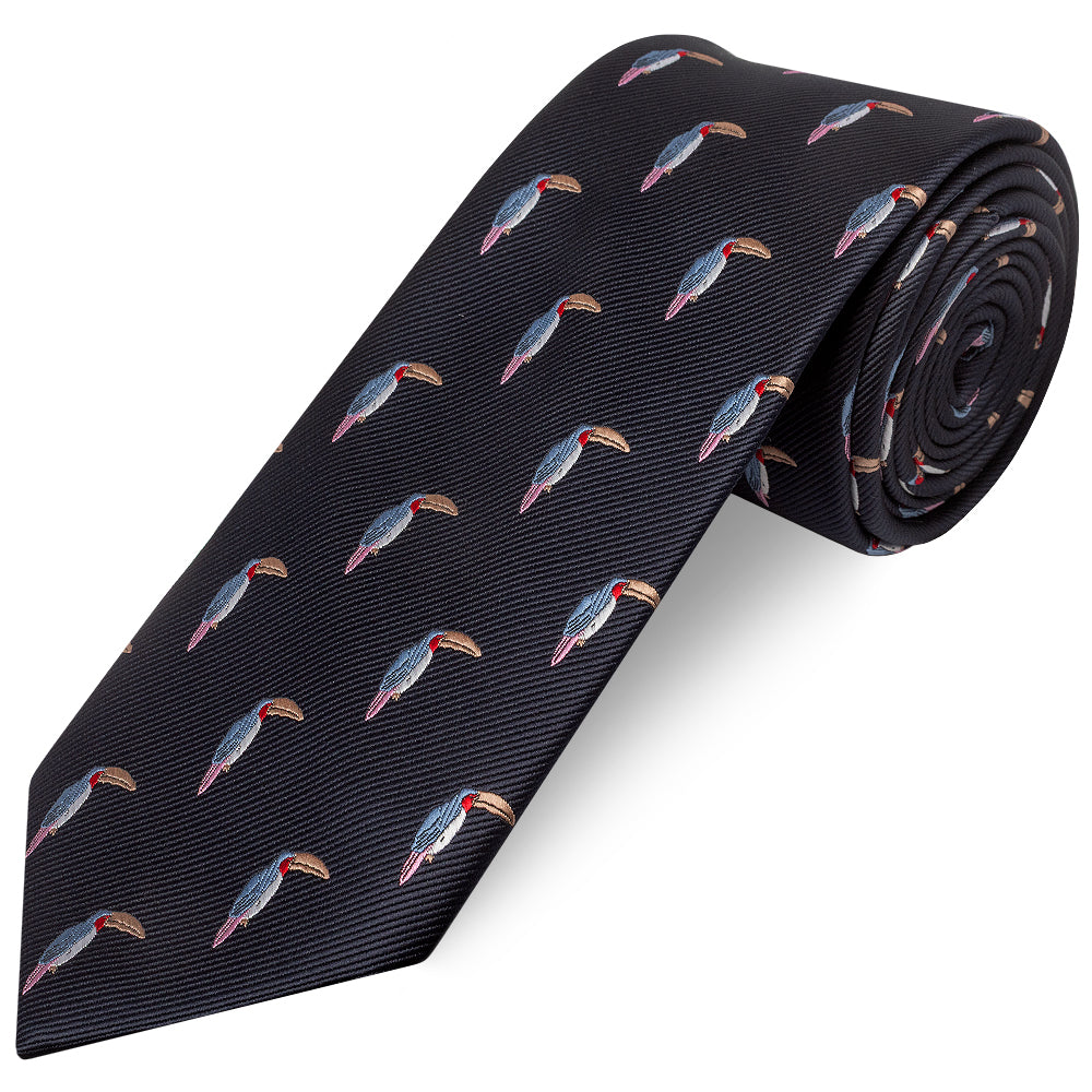 Navy Toucan Mens Classic Tie